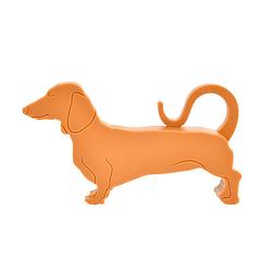 Foto van Esschert design deurstopper hond 15 cm polypropyleen oranje