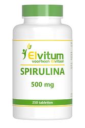 Foto van Elvitum spirulina 500mg tabletten