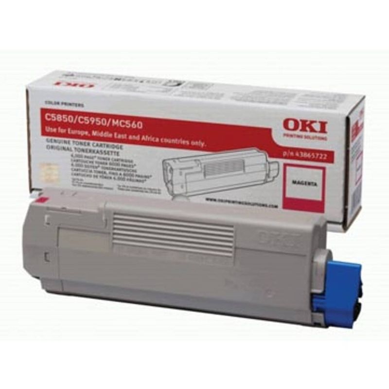 Foto van Oki toner geel - 6000 pagina's - 43865721