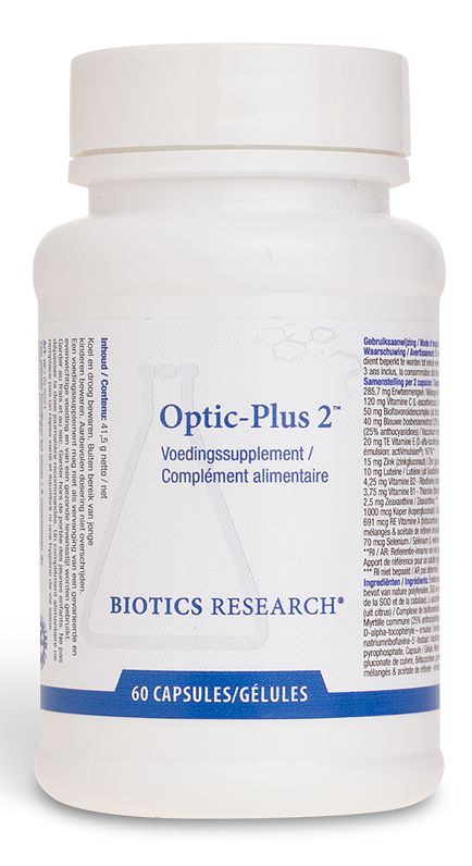 Foto van Biotics optic-plus 2 capsules