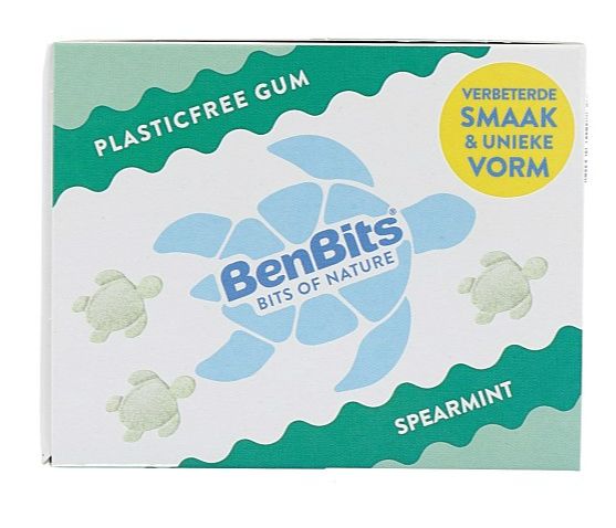 Foto van Benbits fresh spearmint sugar free chewing gum 3 x 17, 4g bij jumbo