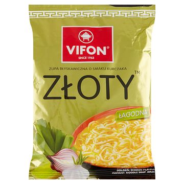 Foto van Vifon golden chicken flavour instant noodle soup (mild) 70g bij jumbo