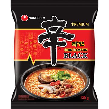 Foto van Nongshim shin ramyun black 130 g bij jumbo