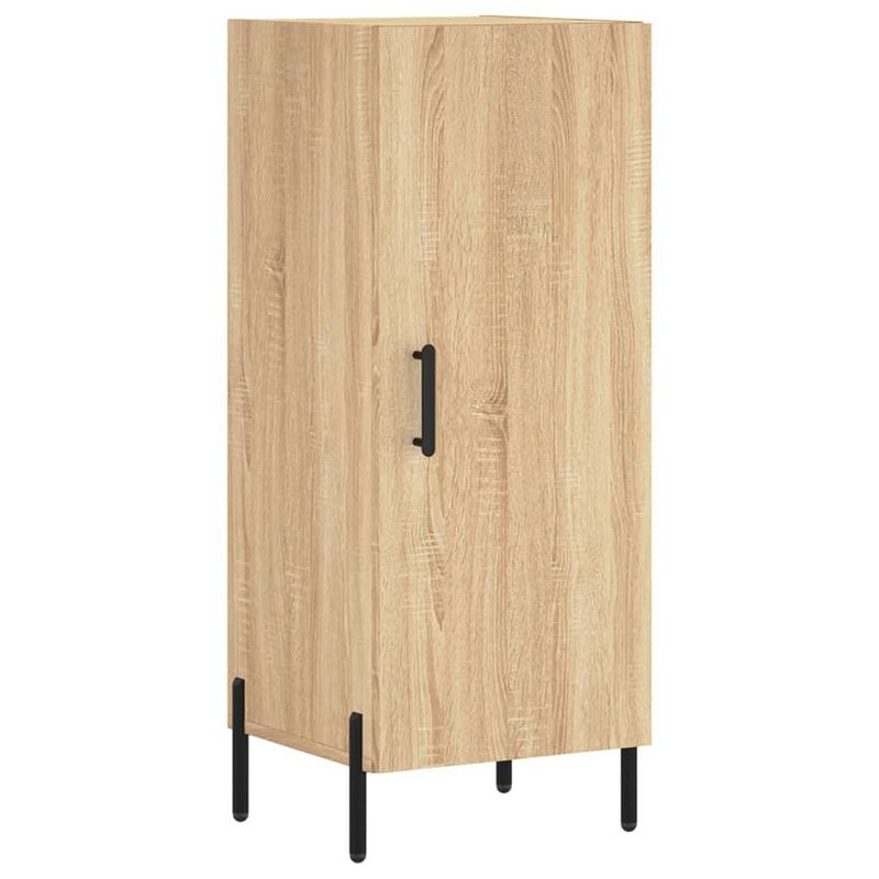 Foto van Vidaxl dressoir 34,5x34x90 cm bewerkt hout sonoma eiken