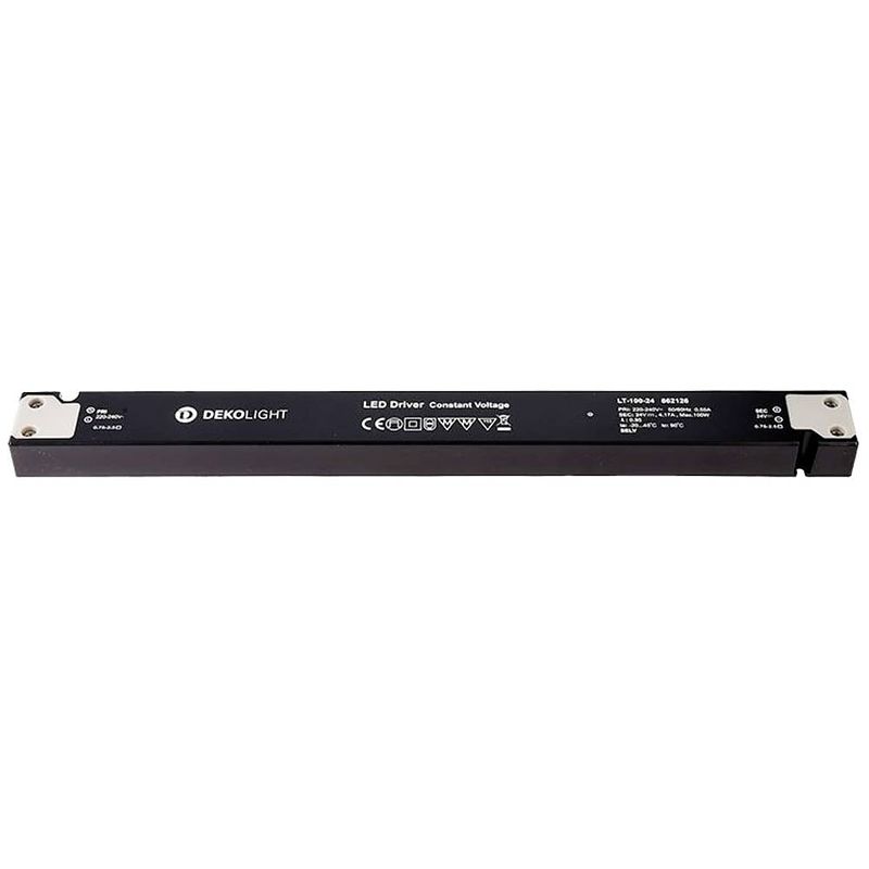 Foto van Deko light long-flat, cv, lt-100-24 led-driver constante spanning 100 w 0 - 4170 ma 24 v