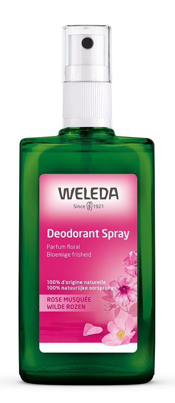 Foto van Weleda wilde rozen deodorant