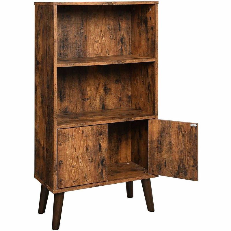 Foto van Nancy'ss cambridge retro boekenkast - vintage houten kast - kasten - 120 x 60 x 30 cm