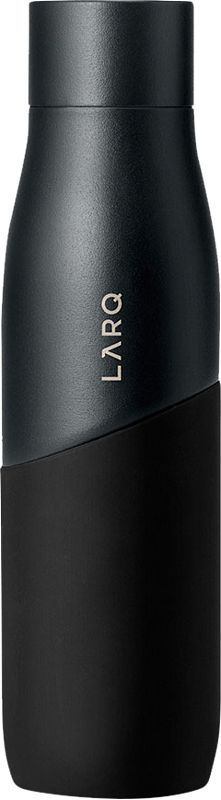 Foto van Larq zelfreinigende waterfles movement black / onyx 710 ml