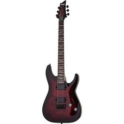 Foto van Schecter omen elite-6 black cherry burst elektrische gitaar