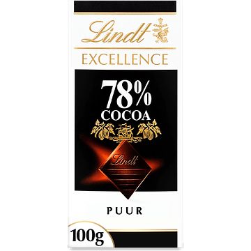 Foto van Lindt excellence 78% cacao noir smooth dark 100g bij jumbo