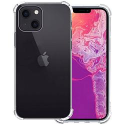 Foto van Basey iphone 14 plus hoesje siliconen shock proof hoes case cover - transparant