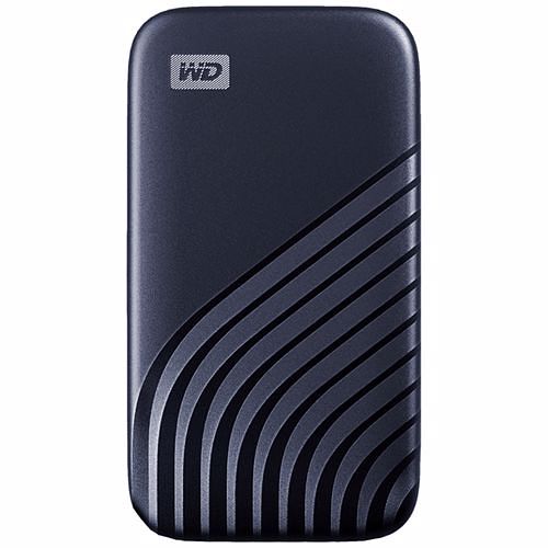 Foto van Western digital externe ssd 1 tb my passport (blauw)