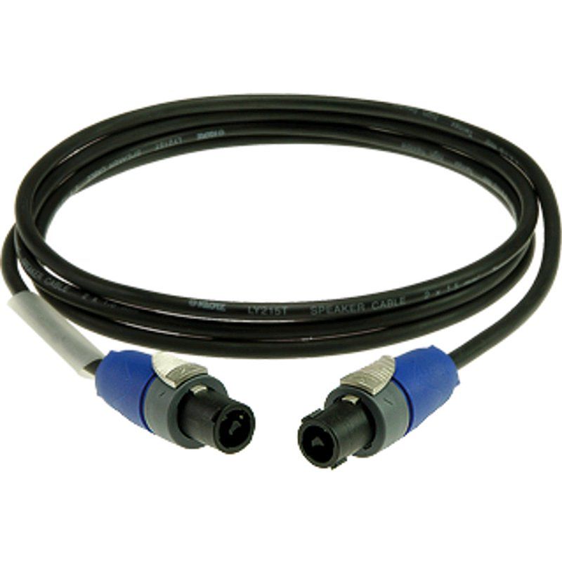 Foto van Klotz sc1-10sw neutrik speakon 2p - speakon 2p 10 meter kabel