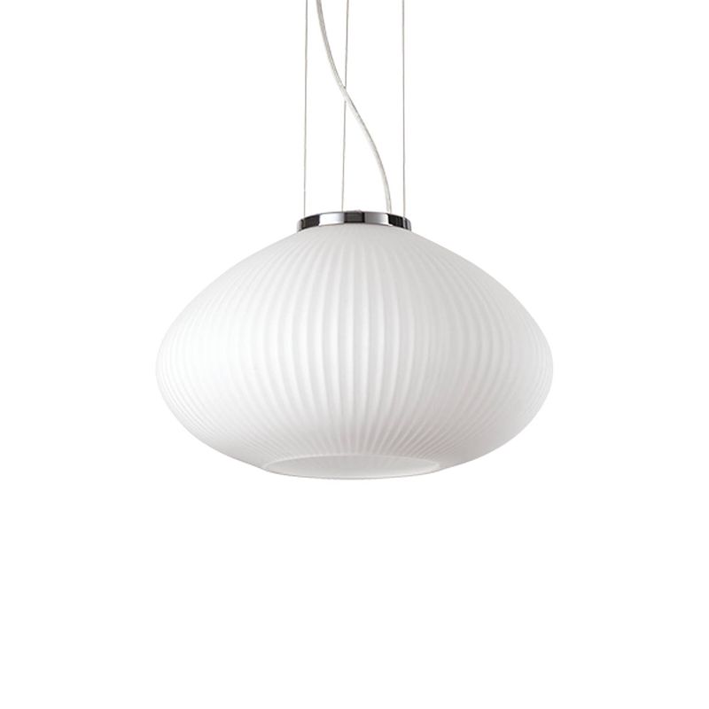 Foto van Ideal lux - plisse's - hanglamp - metaal - e27 - chroom