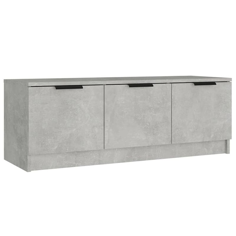 Foto van Vidaxl tv-meubel 102x35x36,5 cm bewerkt hout betongrijs