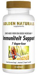 Foto van Golden naturals immuniteit support 7-dagen kuur capsules