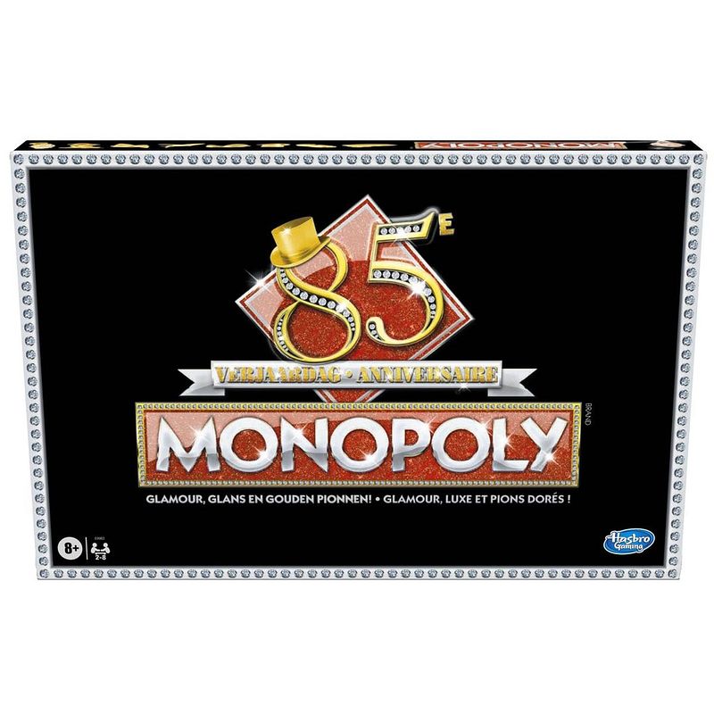 Foto van Hasbro bordspel monopoly 85-jarige verjaardag (be)