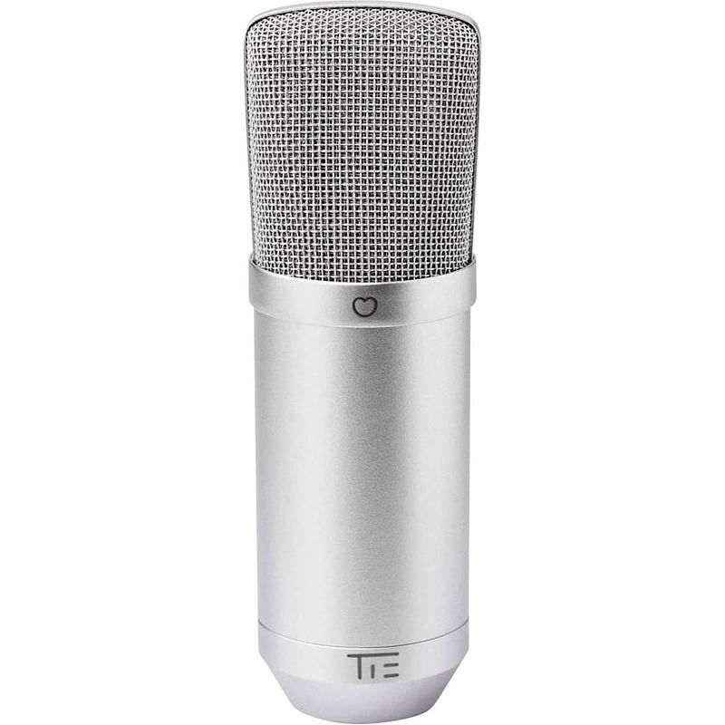 Foto van Tie studio condenser mic wh usb-studiomicrofoon kabelgebonden incl. shockmount, incl. kabel