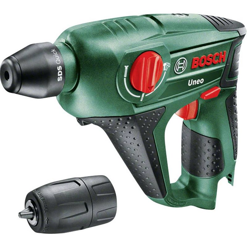 Foto van Bosch home and garden uneo (ohne akkupack und ladegerät) 060398400c accu-boorhamer 12 v 2.5 ah li-ion