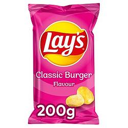 Foto van Lay's classic burger chips 200gr bij jumbo