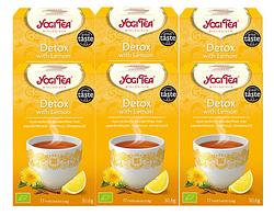 Foto van Yogi tea detox met citroen voordeelverpakking