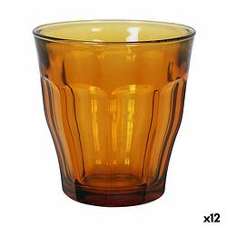 Foto van Glazenset duralex picardie amber 6 onderdelen 250 ml (12 stuks)
