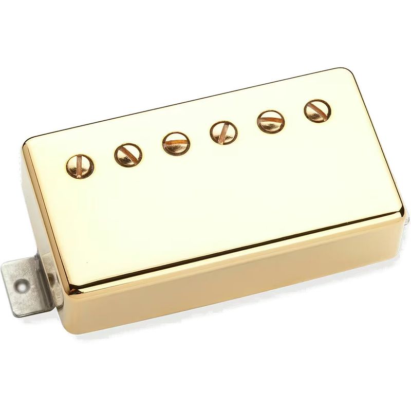 Foto van Seymour duncan sh-pg1n pearly gates neck humbucker gold cover gitaarelement