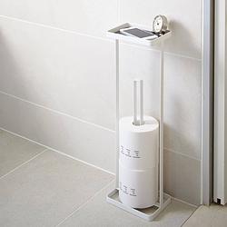 Foto van Yamazaki toiletpaper holder open - tower - white