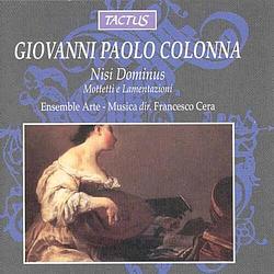 Foto van Colonna: nisi dominus - mottetti e - cd (8007194100693)