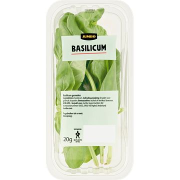 Foto van Jumbo basilicum vers 20g