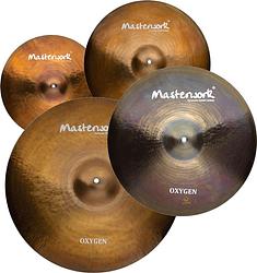 Foto van Masterwork oxygen cymbal set pro bekkenset 15-18-20-22