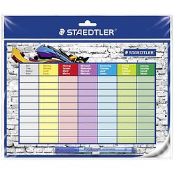 Foto van Staedtler stundenplan muurkalender duits, engels, frans, spaans 1 week per pagina 1 stuk(s)