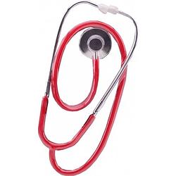 Foto van Johntoy metalen dokters stethoscoop rood