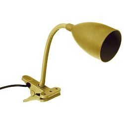 Foto van Atmosphera klem bureaulampje - design light classic - okergeel - h43 cm - bureaulampen