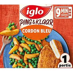 Foto van Iglo ping & klaar cordon bleu 400g bij jumbo