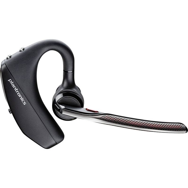 Foto van Plantronics voyager 5200 in ear headset bluetooth mobiele telefoon mono zwart ruisonderdrukking (microfoon)