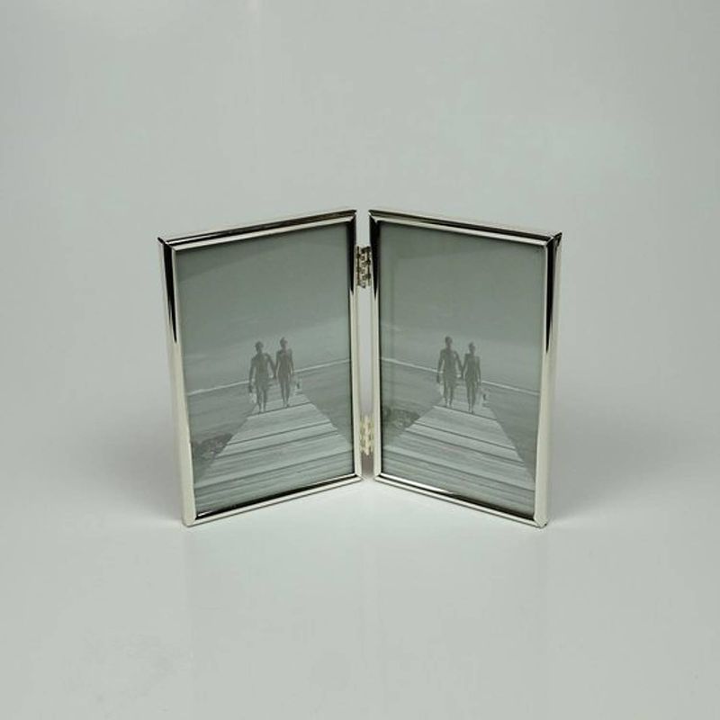 Foto van Al - fotolijst - zilver - bol - 2-luik staand 15 x 20 cm