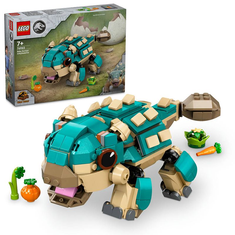 Foto van Lego jurassic world baby bumpy: ankylosaurus 76962