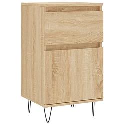 Foto van Vidaxl dressoir 40x35x70 cm bewerkt hout sonoma eikenkleurig