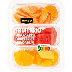 Foto van Jumbo fruittrio sinaasappel grapefruit mandarijn 255 g