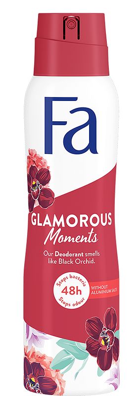 Foto van Fa glamorous moments deospray