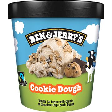 Foto van Ben & jerry's ijs classic cookie dough pint 465ml bij jumbo