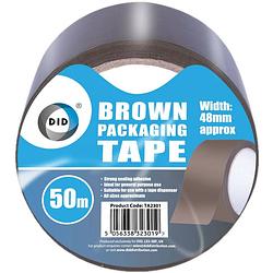 Foto van Did verpakkingstape bruin 50 meter - tape (klussen)