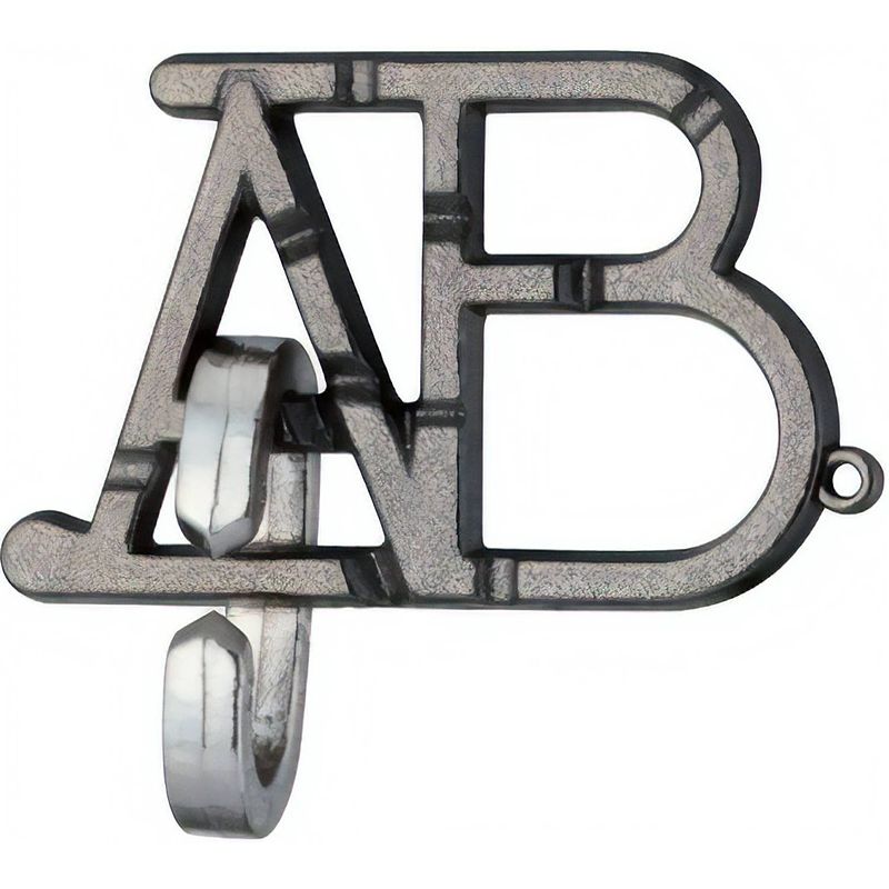 Foto van Huzzle breinbreker cast abc niveau 1 11,8 cm staal zilver