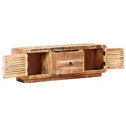 Foto van The living store houten tv-meubel - 120 x 30 x 40 cm - klassieke stijl