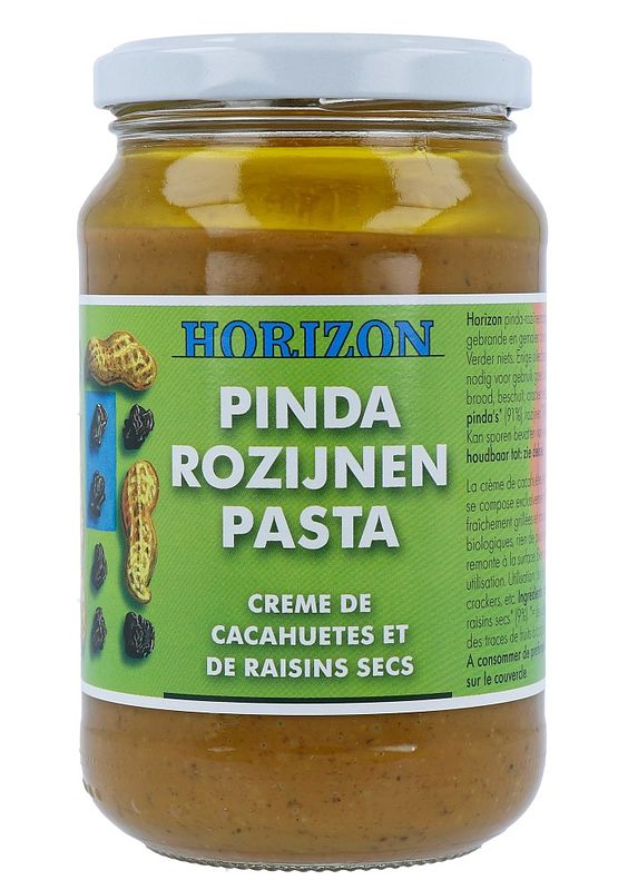 Foto van Horizon pinda rozijnenpasta