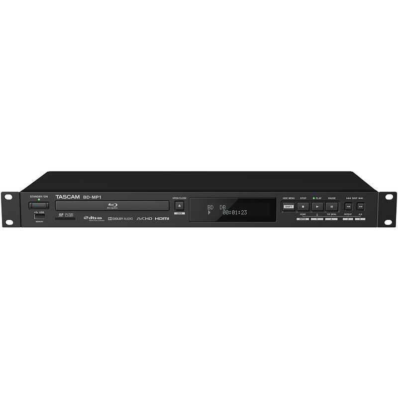 Foto van Tascam bd-mp1 blu-ray en mediaspeler