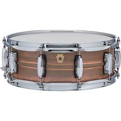 Foto van Ludwig lc661 raw copperphonic 14 x 5 inch snaredrum