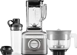 Foto van Kitchenaid artisan k400 5ksb4026ems tingrijs + citruspers en mengbeker