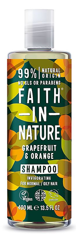 Foto van Faith in nature shampoo grapefruit en sinaasappel